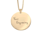 Handwriting Gold Necklace - MySoul