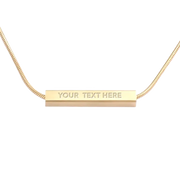 Horizontal Gold Necklace - MySoul